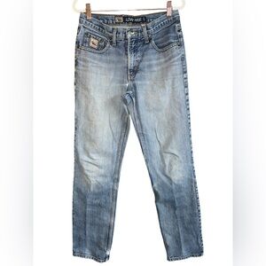 Cruel Girl Women’s Teens Y2K Light Wash Denim Jeans Size 7 Straight Leg Low Rise